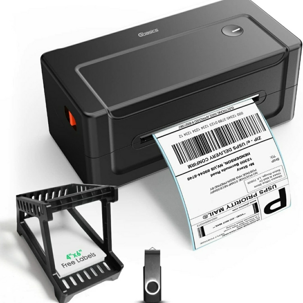Gbasics Shipping Label Printer - 4x6 Direct Thermal Label Printer